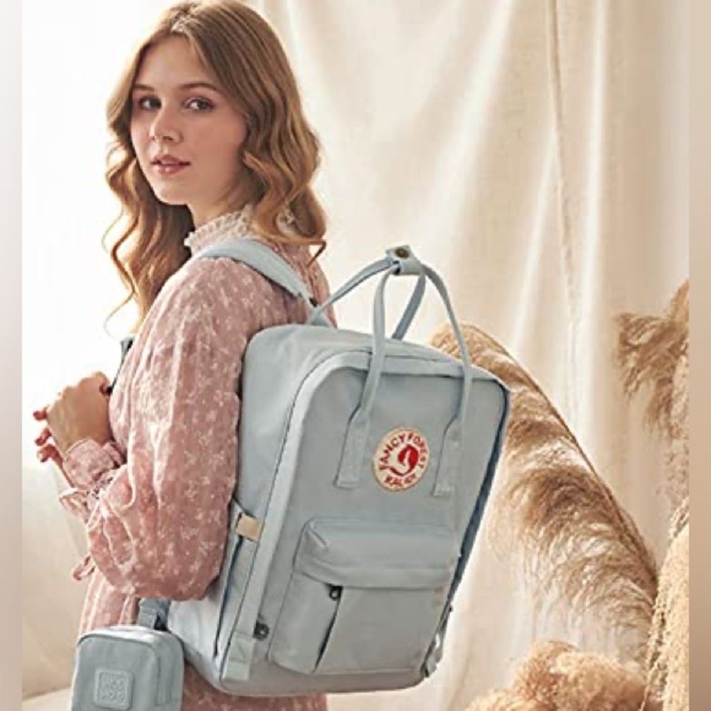 New Blue Fancy Forest Kalidi 15” Travel Camping School Work Laptop Backpack Bag